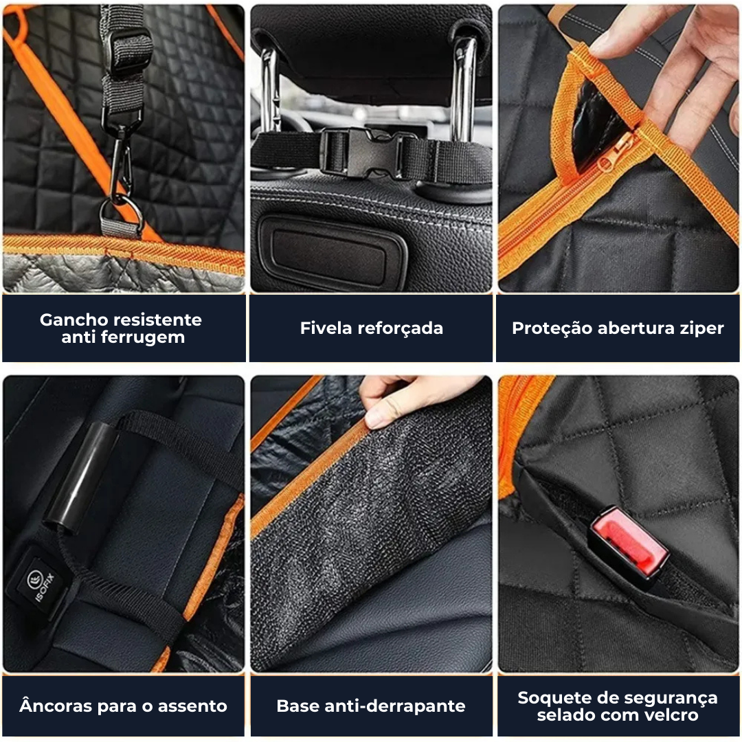 PetShield - Capa Protetora Impermeável para Banco de Carro