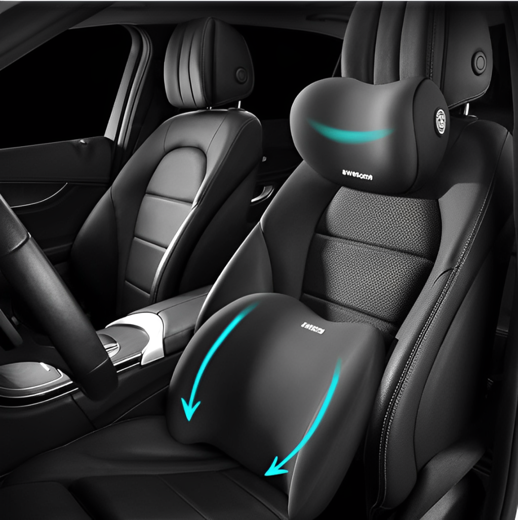 Kit De Almofada Ergonômica para Banco de Carro