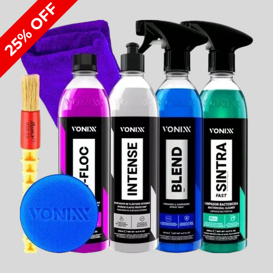 Kit Shampoo Vonixx  (V-floc - Cera - Blend - Sintra Fast - Intense)