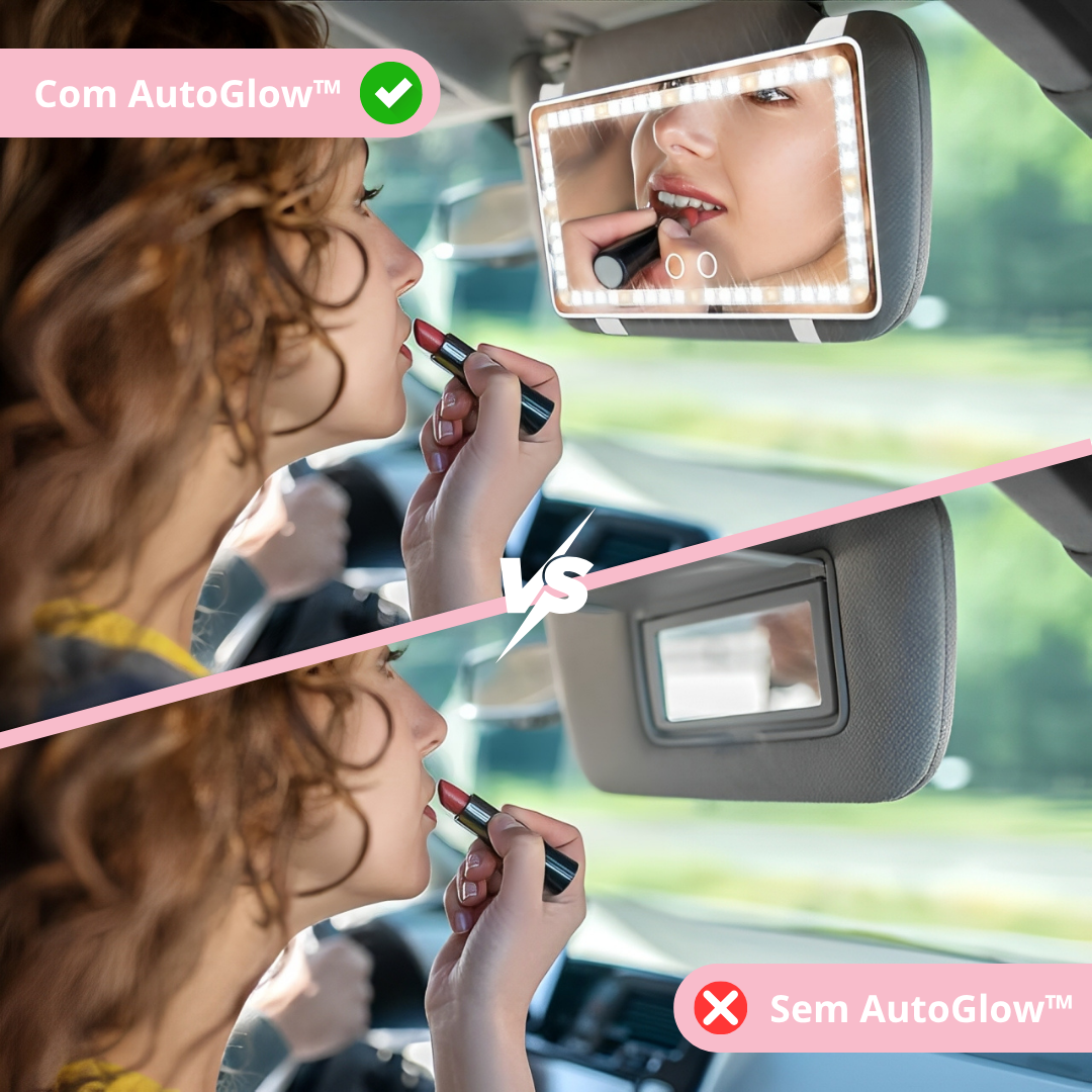 AutoGlow – Espelho com LED para Maquiagem (Estoque Limitado!)