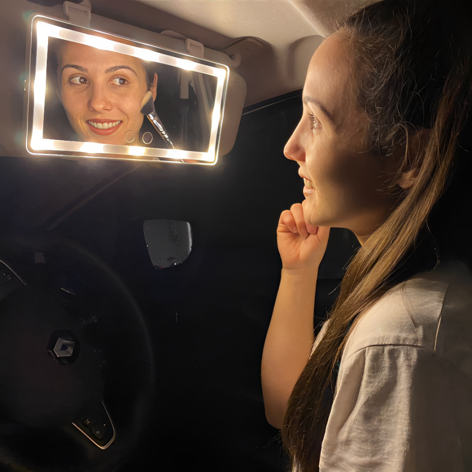 AutoGlow – Espelho com LED para Maquiagem (Estoque Limitado!)