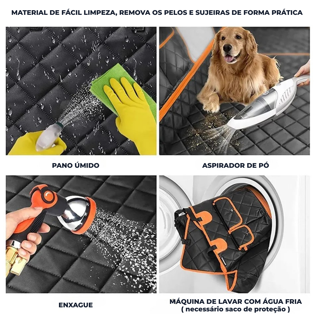 PetShield - Capa Protetora Impermeável para Banco de Carro