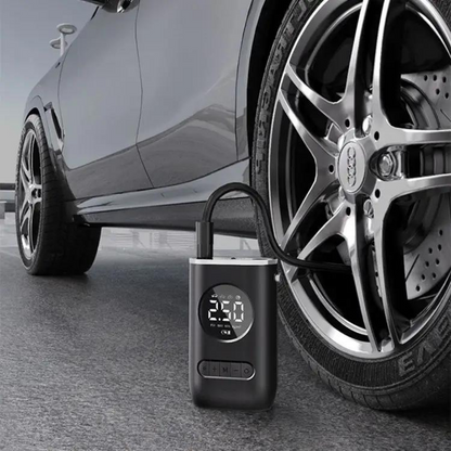 Mini Compressor de Ar Portátil Digital Recarregável – Ncher 150 PSI