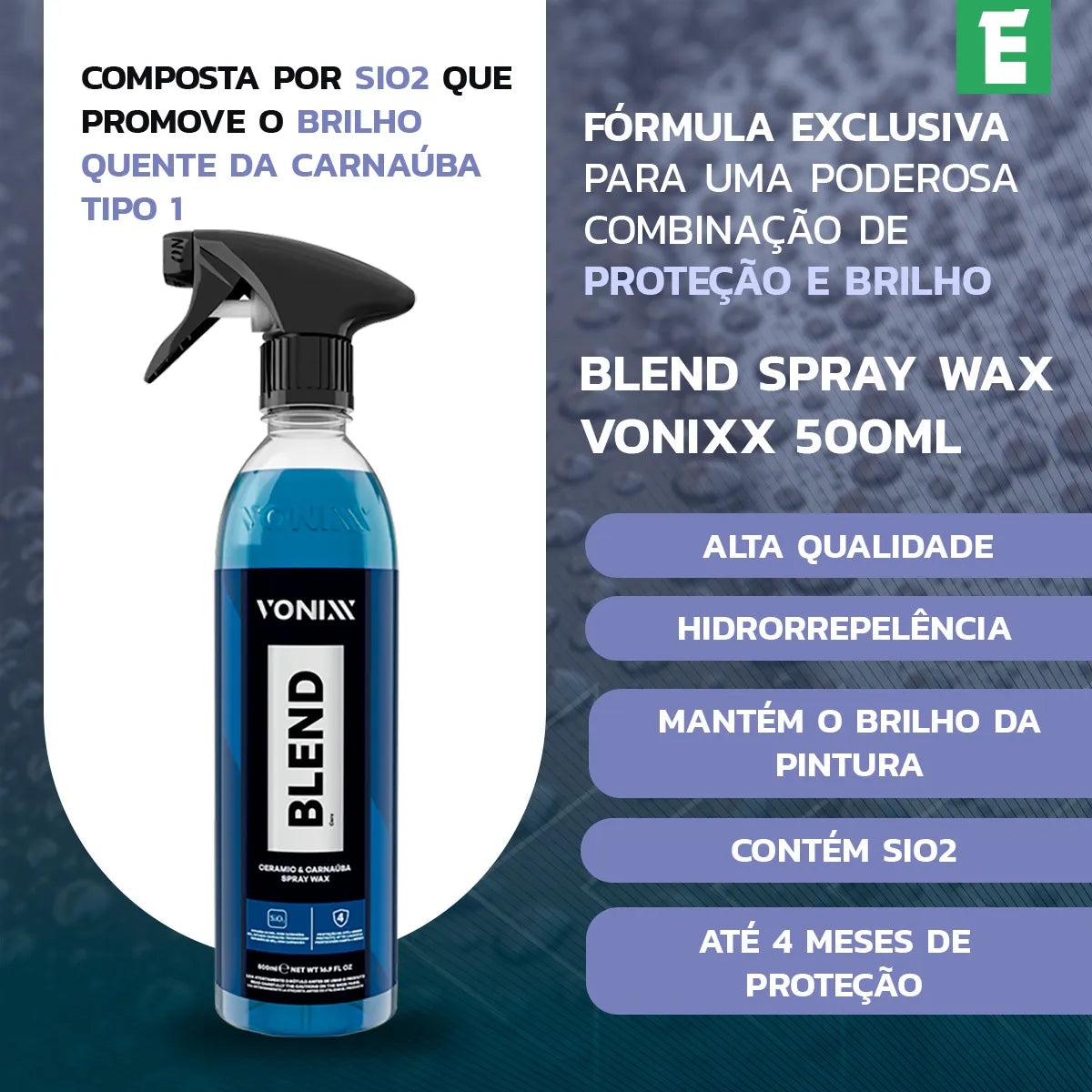Kit Shampoo Vonixx  (V-floc - Cera - Blend - Sintra Fast - Intense)