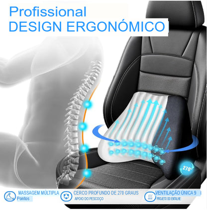 Kit De Almofada Ergonômica para Banco de Carro