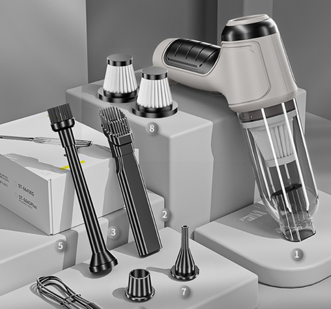 PowerVac - Aspirador de Pó Portátil 4 em 1