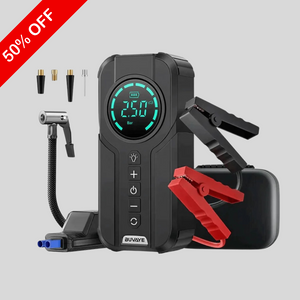 PowerStart 3 em 1 – Calibrador, Compressor e Auxiliar 12V