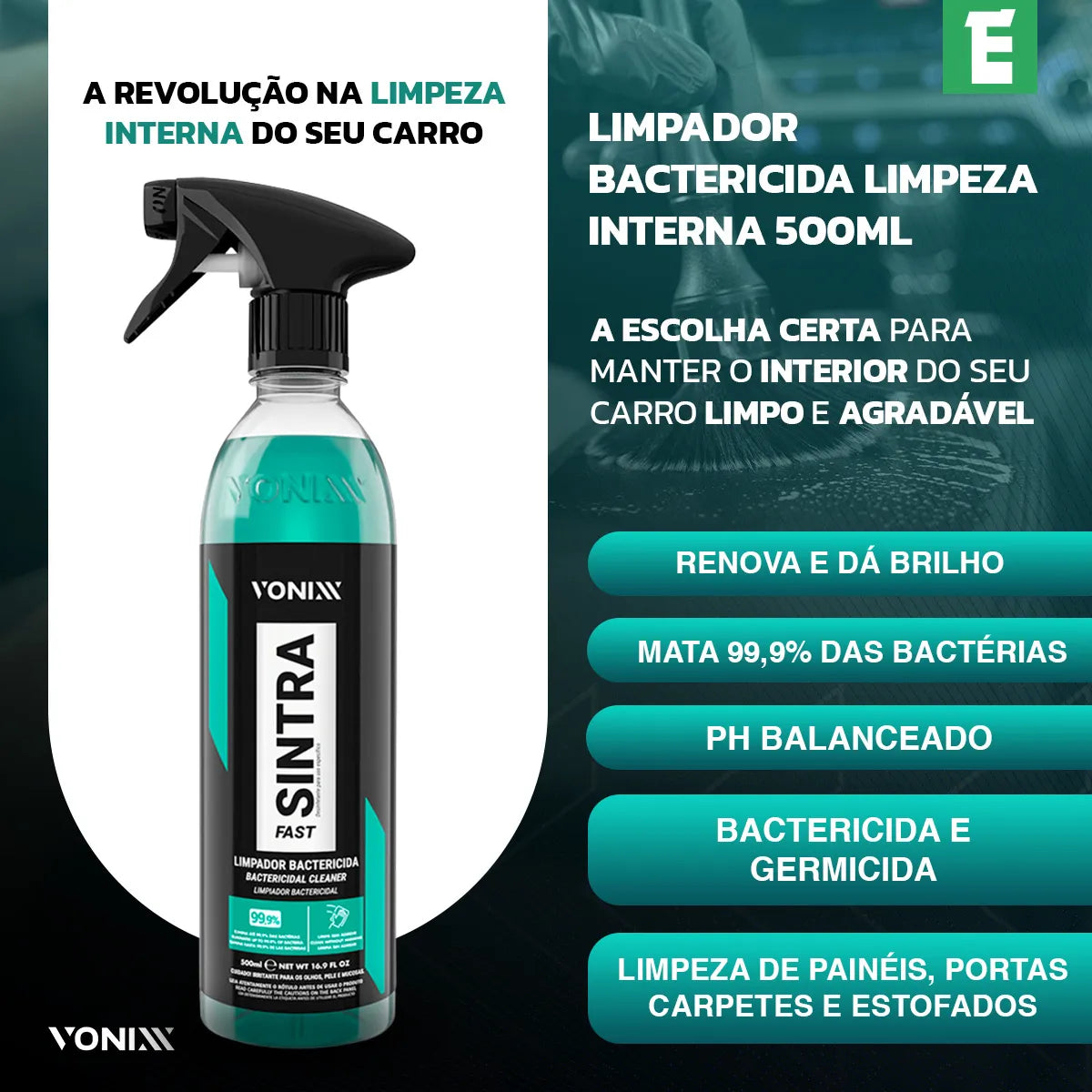 Kit Shampoo Vonixx  (V-floc - Cera - Blend - Sintra Fast - Intense)