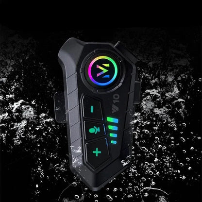 Y10 Intercom – Fone de Ouvido Bluetooth 5.3 para Capacete | À Prova d’Água e com Modo Mãos Livres